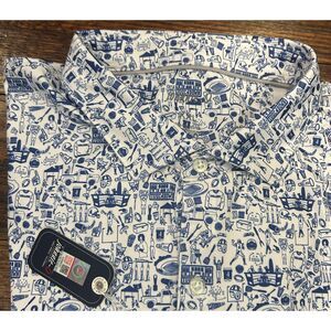 Johnnie-O SMU Mustang Tailgater 2.0 Polo Football UPF 50 Men's Size XXL NWT